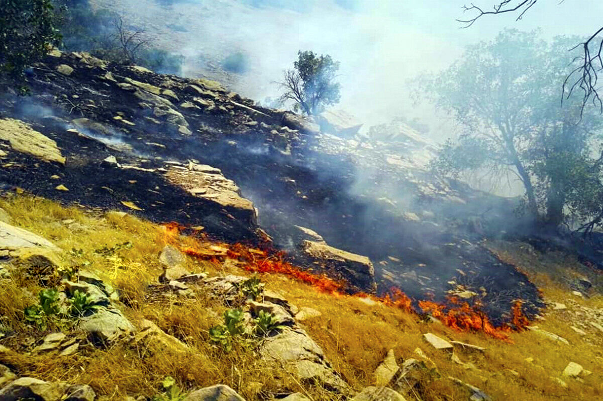 آتش سوزی مراتع بروجن مهار شد 